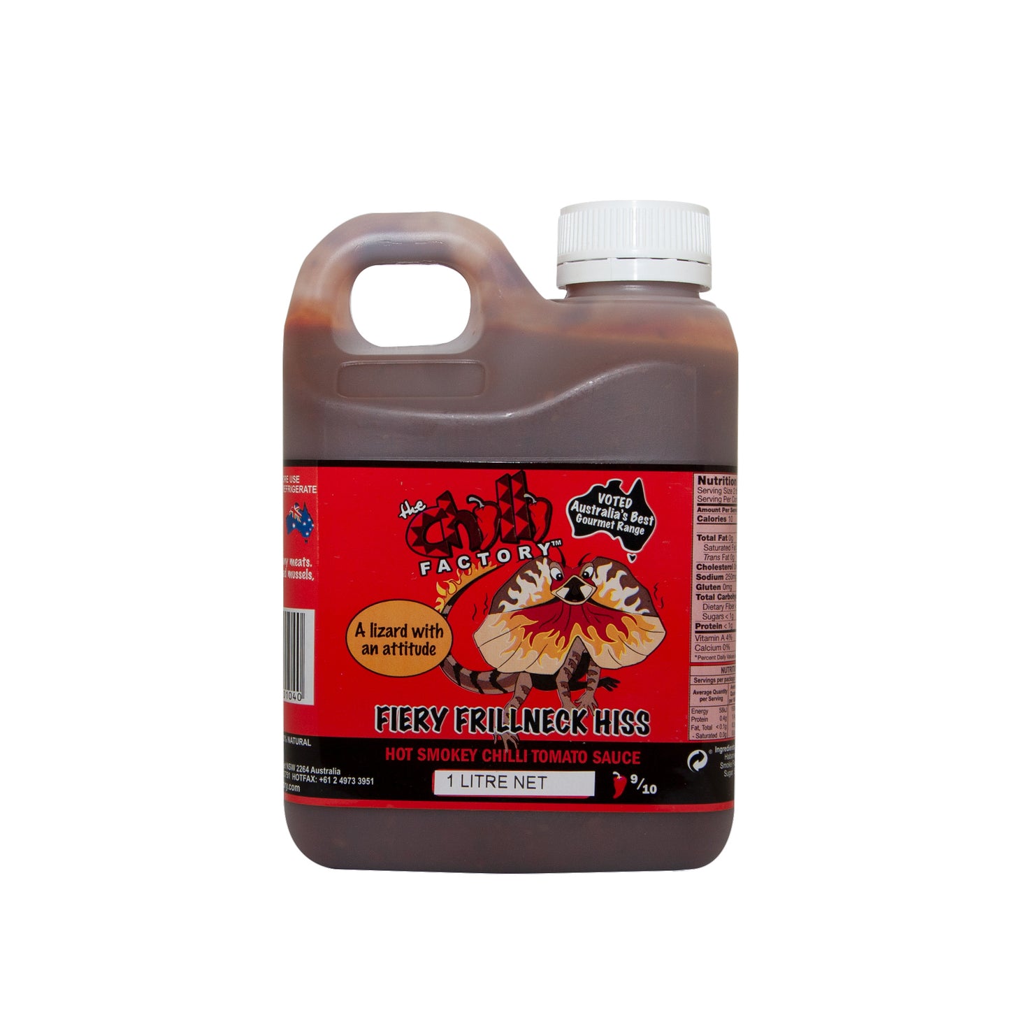 Fiery Frillneck Hiss - Hot Smokey Tomato Sauce