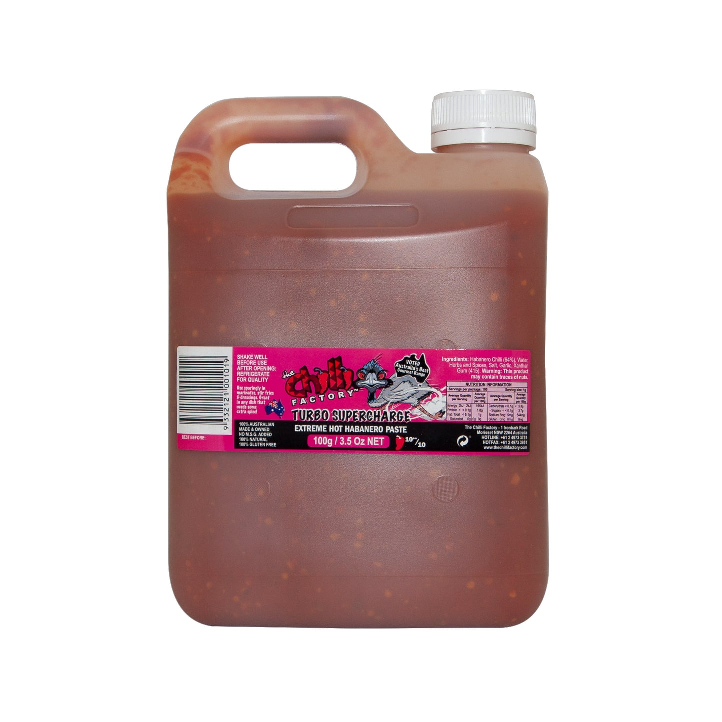 Turbo Supercharge - Extreme Hot Habanero Paste