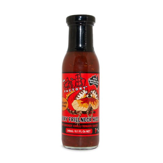 Fiery Frillneck Hiss - Hot Smokey Tomato Sauce
